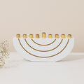 Elegant Concrete Menorah – Glam Series