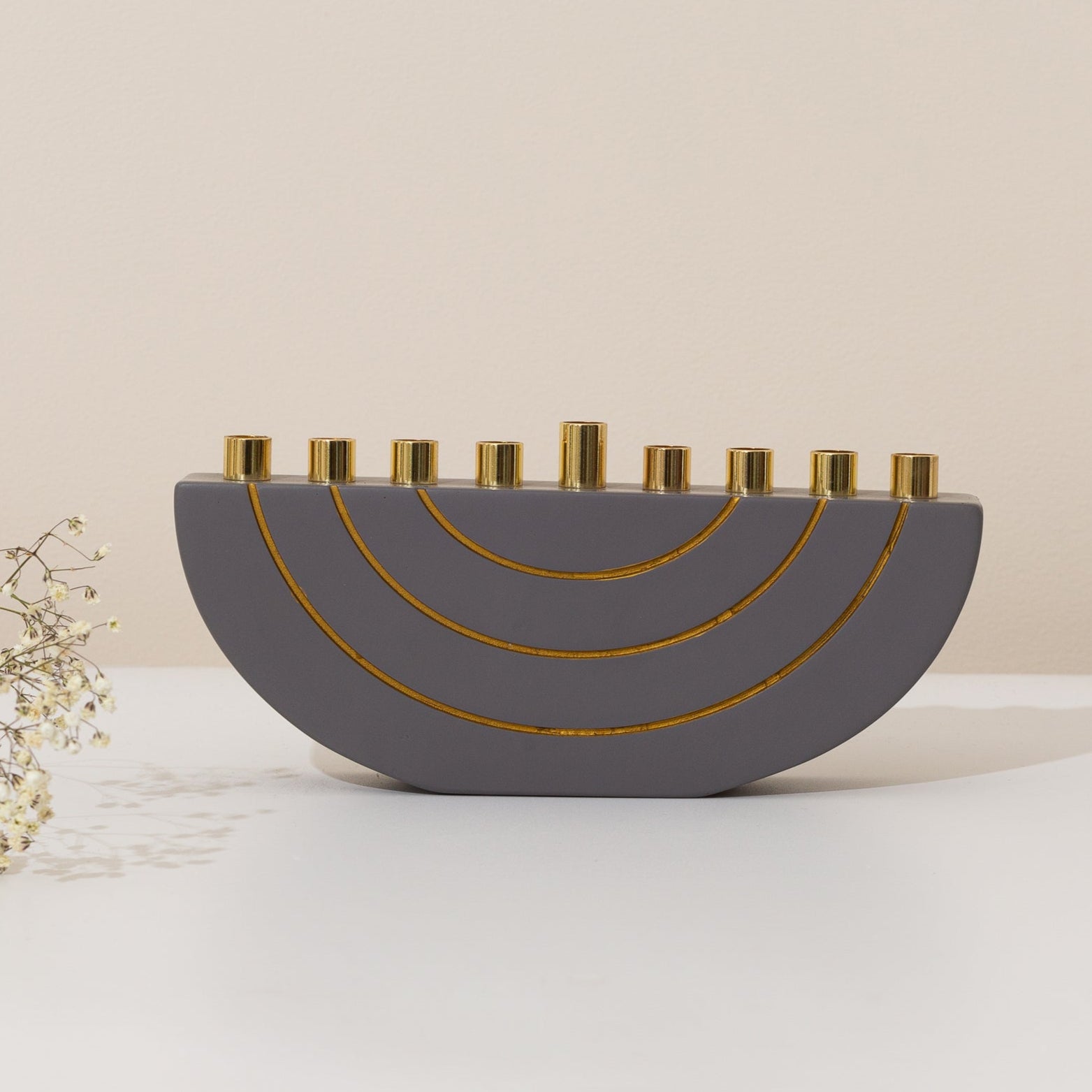 Modern Concrete Hanukkah - Glam Series