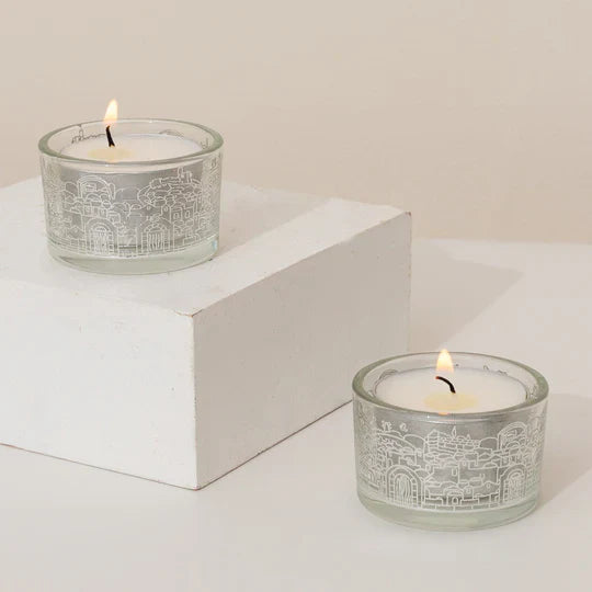 Modern Jerusalem Glass Candle Holders - Jerusalem Glass series