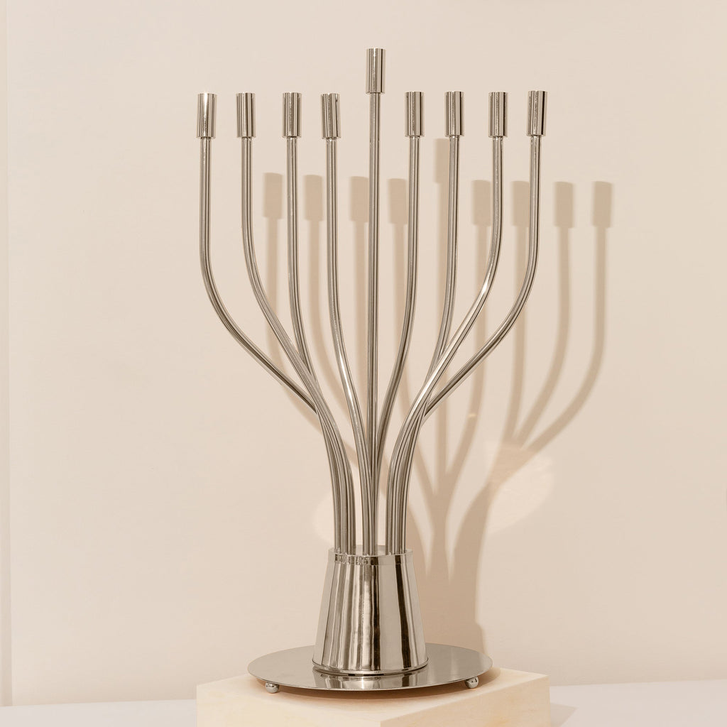 Spectacular Nickel Menorah – The Holy Spirit Series