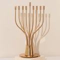 Majestic Nickel Hanukkah menorah – The Holy Spirit Series