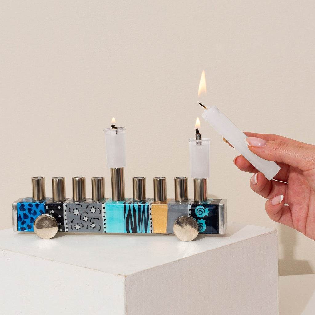 Colorful Handcrafted Menorah Gifts - Kids Favourite Series