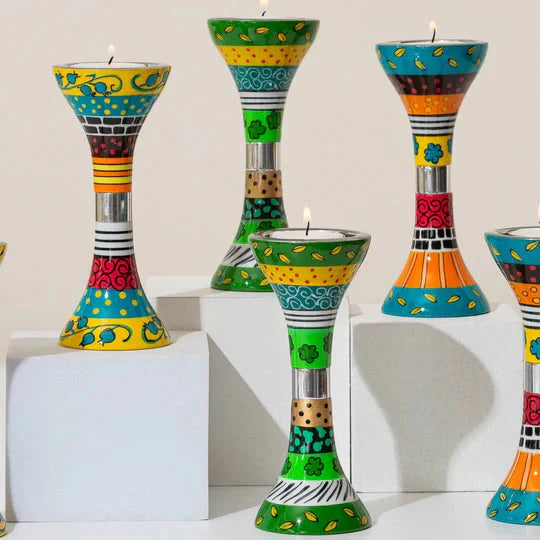Unique Artistic Luxury Shabbat Set – Premium Shabbat Series