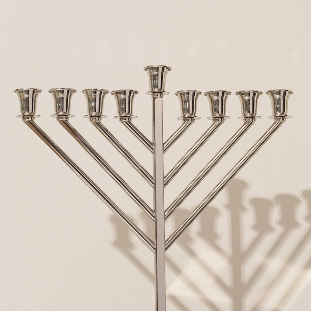 Elegant Gold-Plated Nickel Design for Hanukkah - Jerusalem Temple Series
