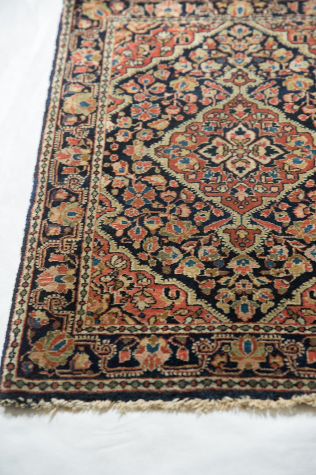 2x3 Vintage Fine Sarouk Rug Mat
