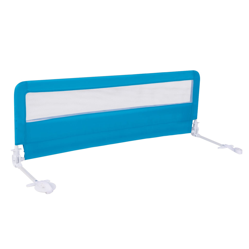 59 Inch Folding Breathable Baby Bed Rail Guard with Safety Strap