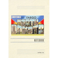 Vintage Lined Notebook Greetings from Fargo, North Dakota - Paperback