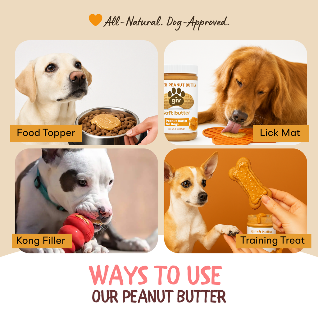 Dog Peanut Butter Bundle 3 Jar Pack