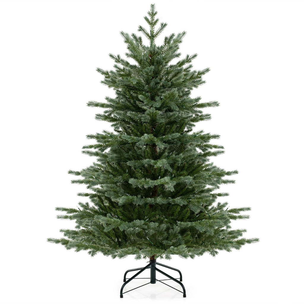 5/6/7 Feet Artificial Christmas Tree with 1426/2116/3156 Lush PVC and 200/300/400 Warm White LED Lights