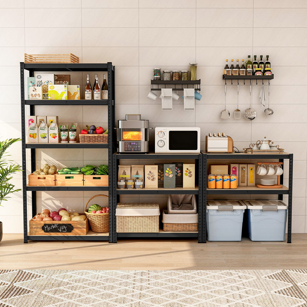 5-Tier Heavy Duty Metal Shelving Unit with 2000 LBS Total Load Capacity