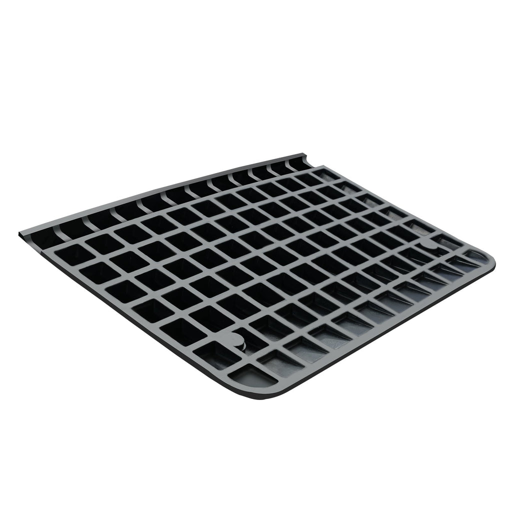 Threshold Ramp Rubber 4 In Non-Slip Beveled Edges Doorway 35.5x24.4 In