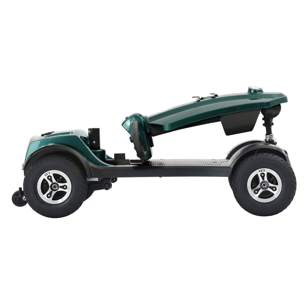 Mobility Scooter 4-Wheel Metal Emerald 16 Mile Range USB Charger 300W
