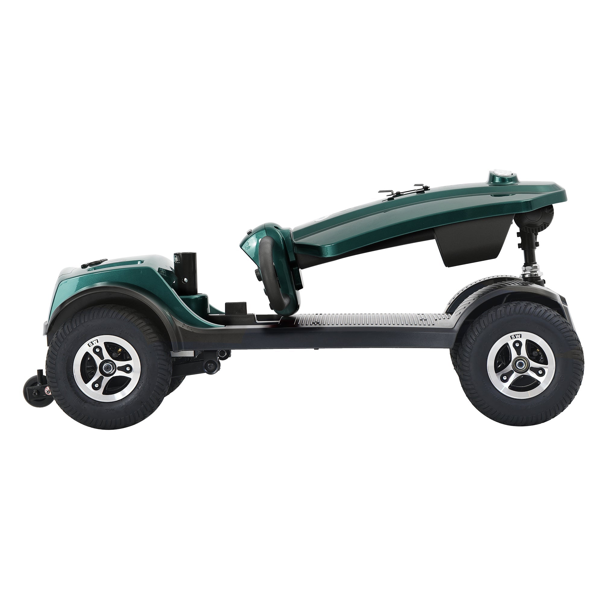 Mobility Scooter 4-Wheel Metal Emerald 16 Mile Range USB Charger 300W