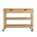 Indoor Multifunctional Bamboo Kitchen Cart