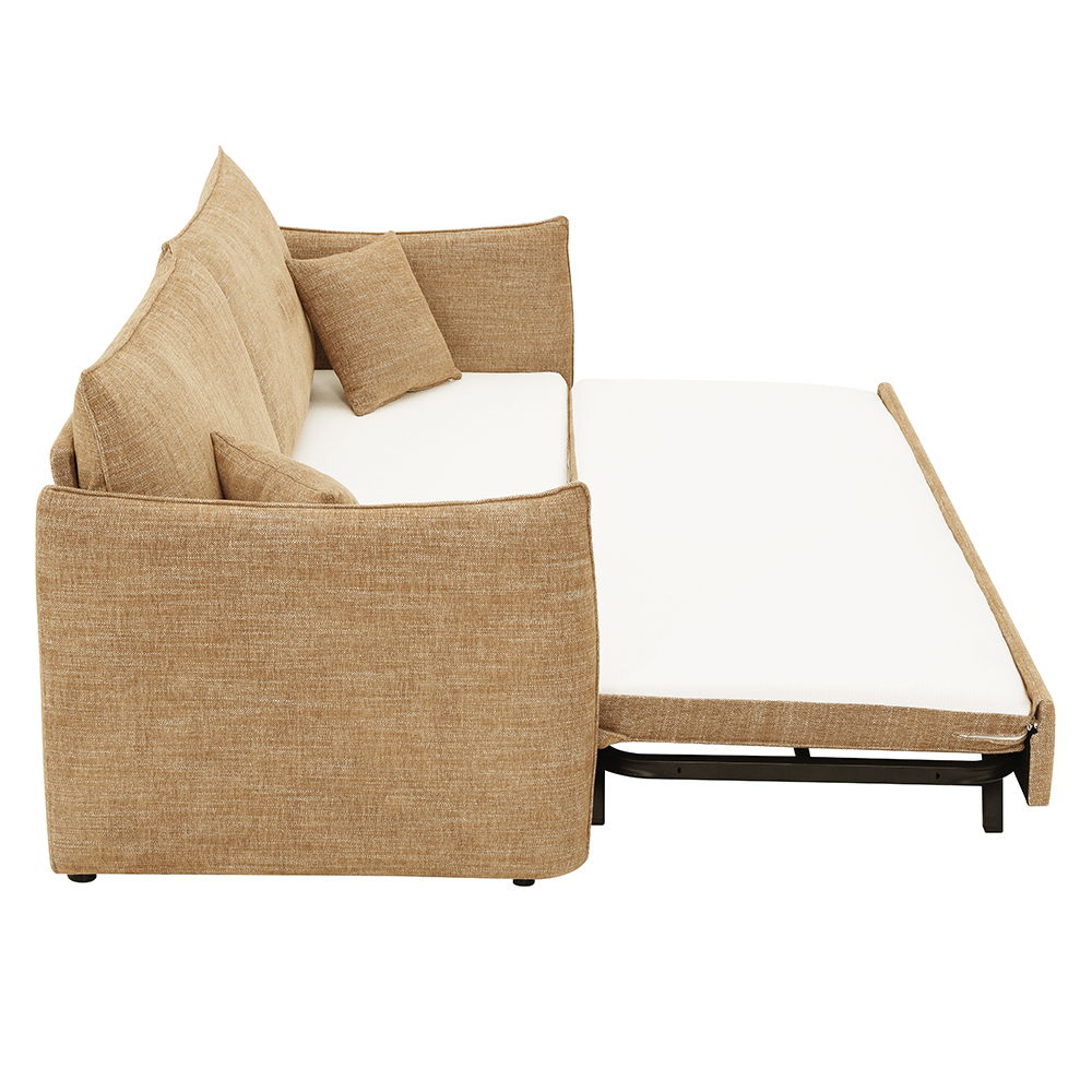 Cadie - Sofa With 2 Pillows - Mocha