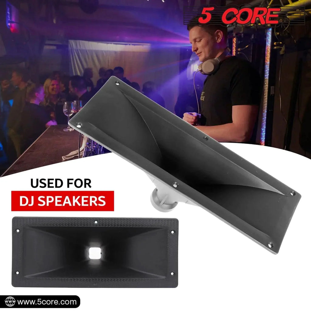 5Core Heavy Duty Horn Tweeter 4x10 Universal Fit