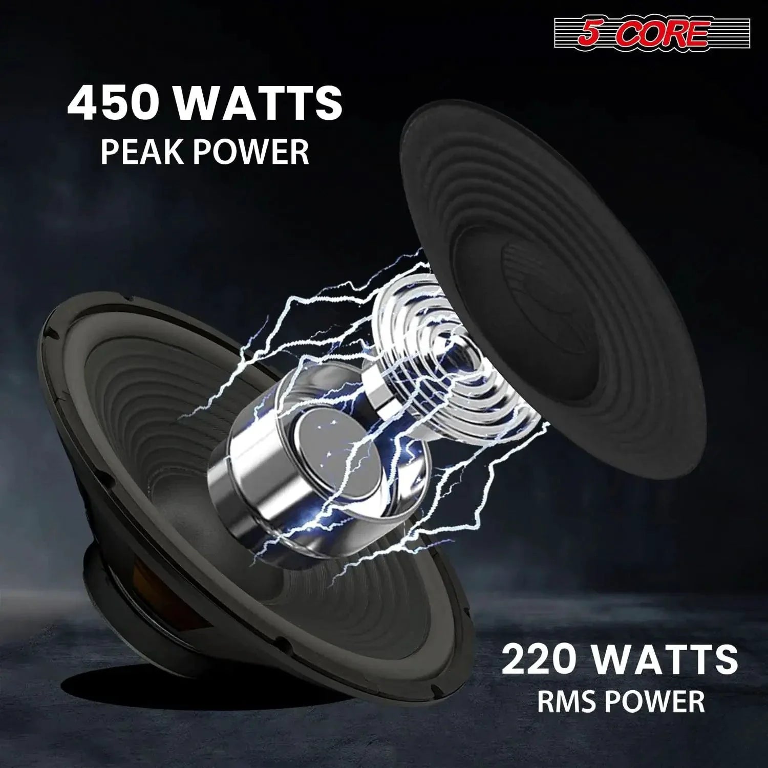 5Core Max Bass 15 Inch Subwoofer 450W 4Ohm