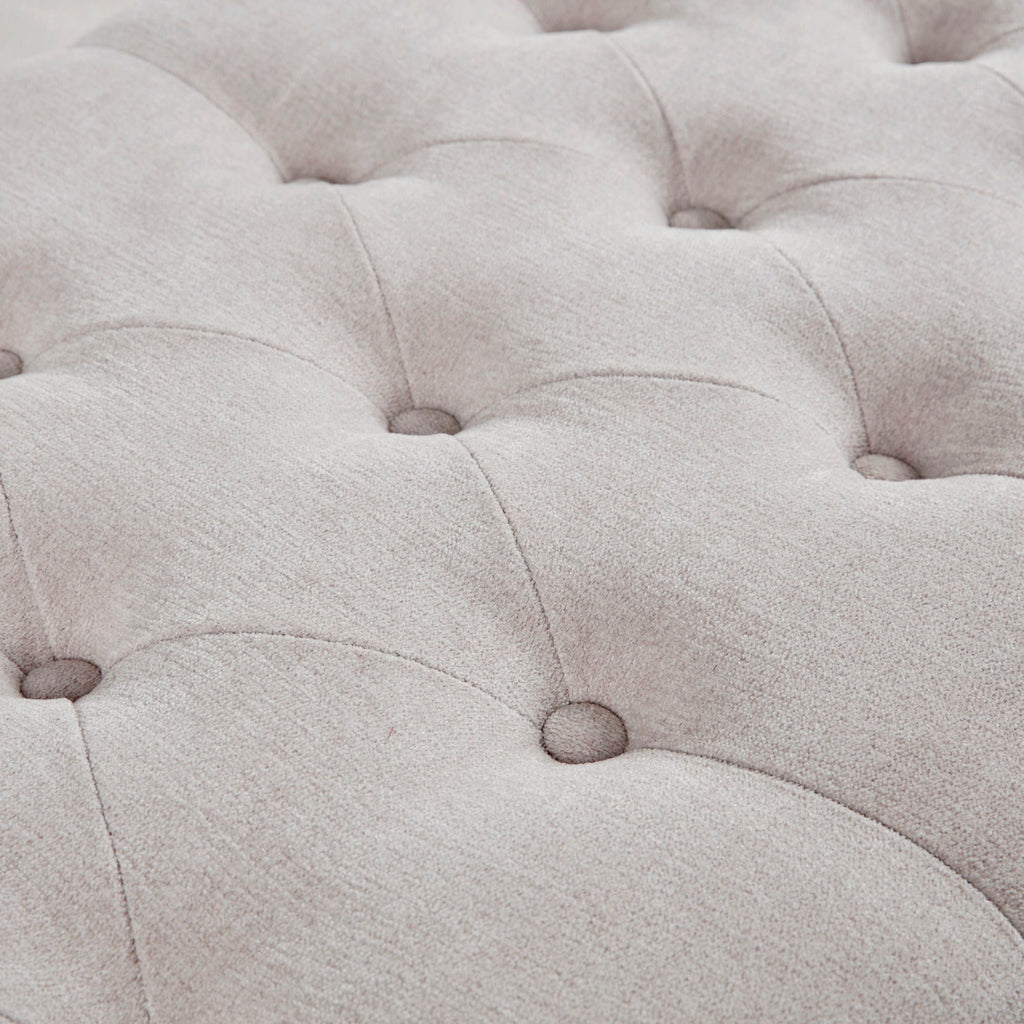Elegant Design Tufted Top, Soft Close Storage Bench