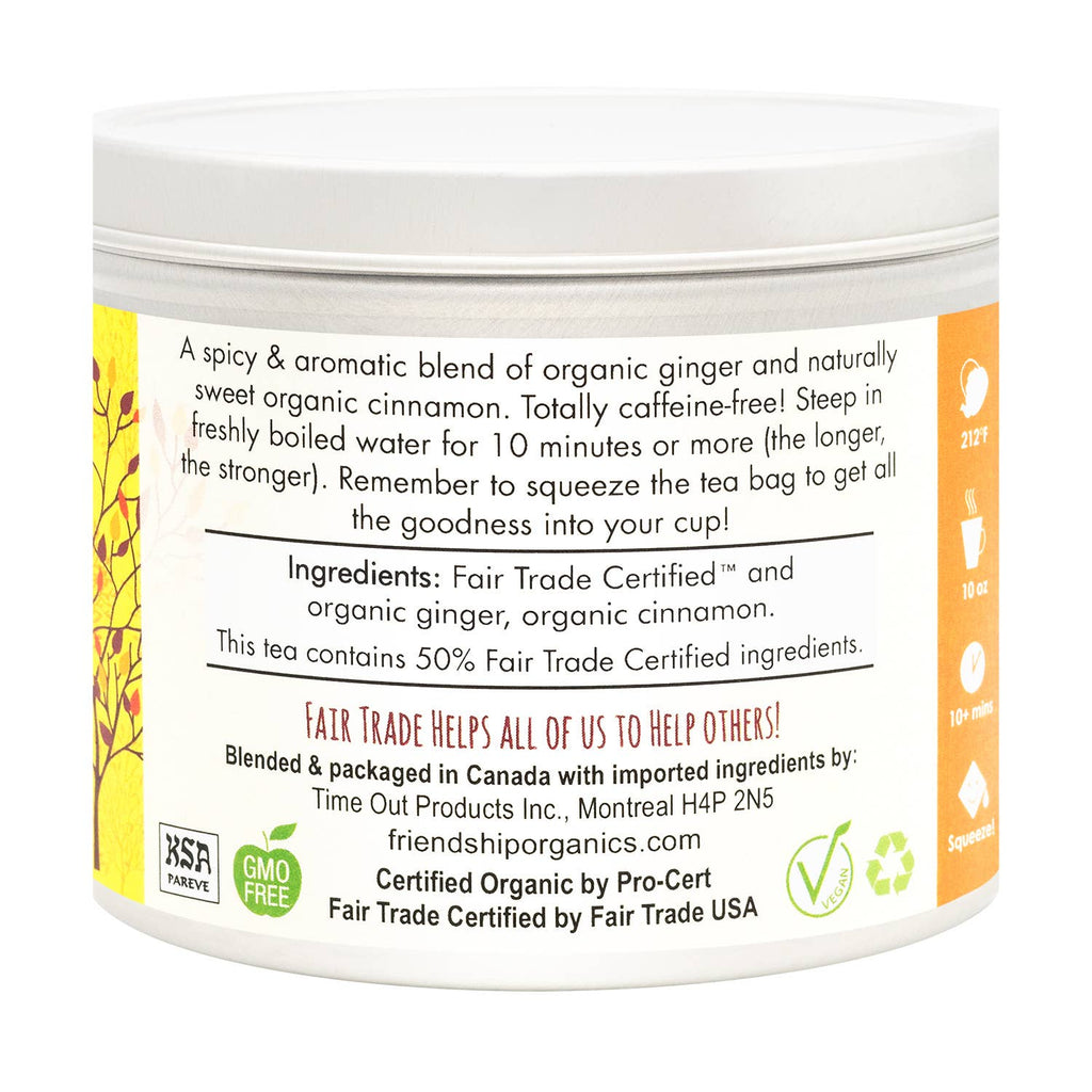Ginger Cinnamon Herbal Tea