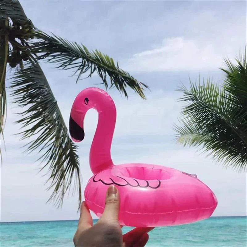 Flamingo Fun Pool Party Cup Holders - Stay Cool & Celebrate in Style!