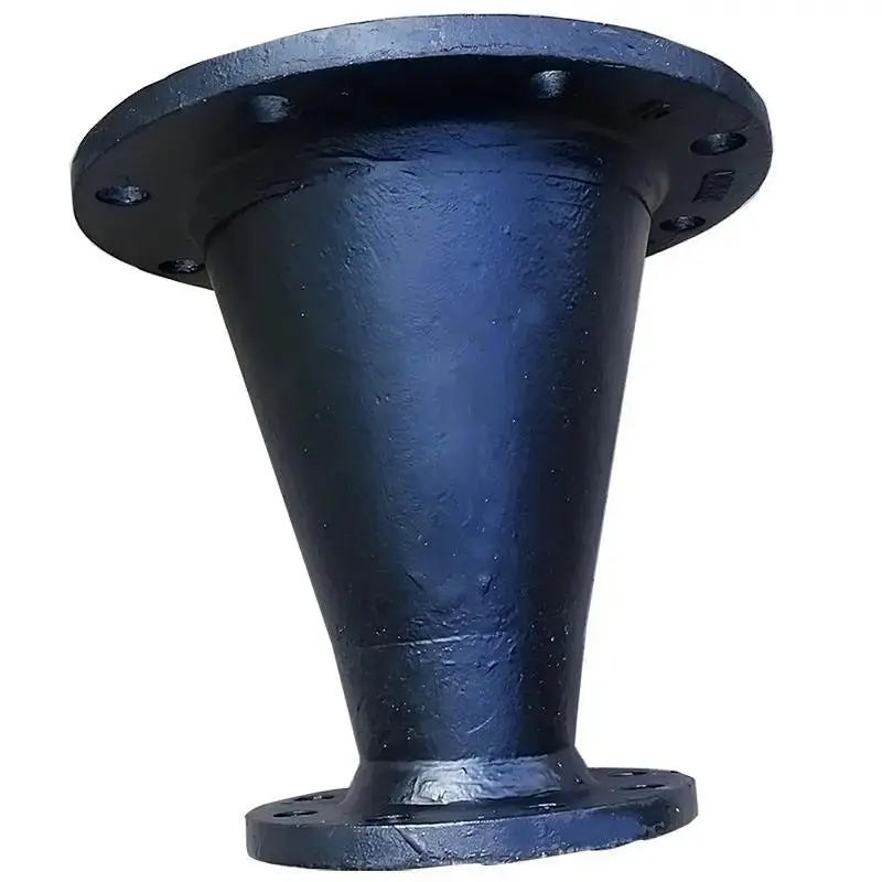 6" X 4" Black Cast Iron Flanged Reducer for Fire Safety