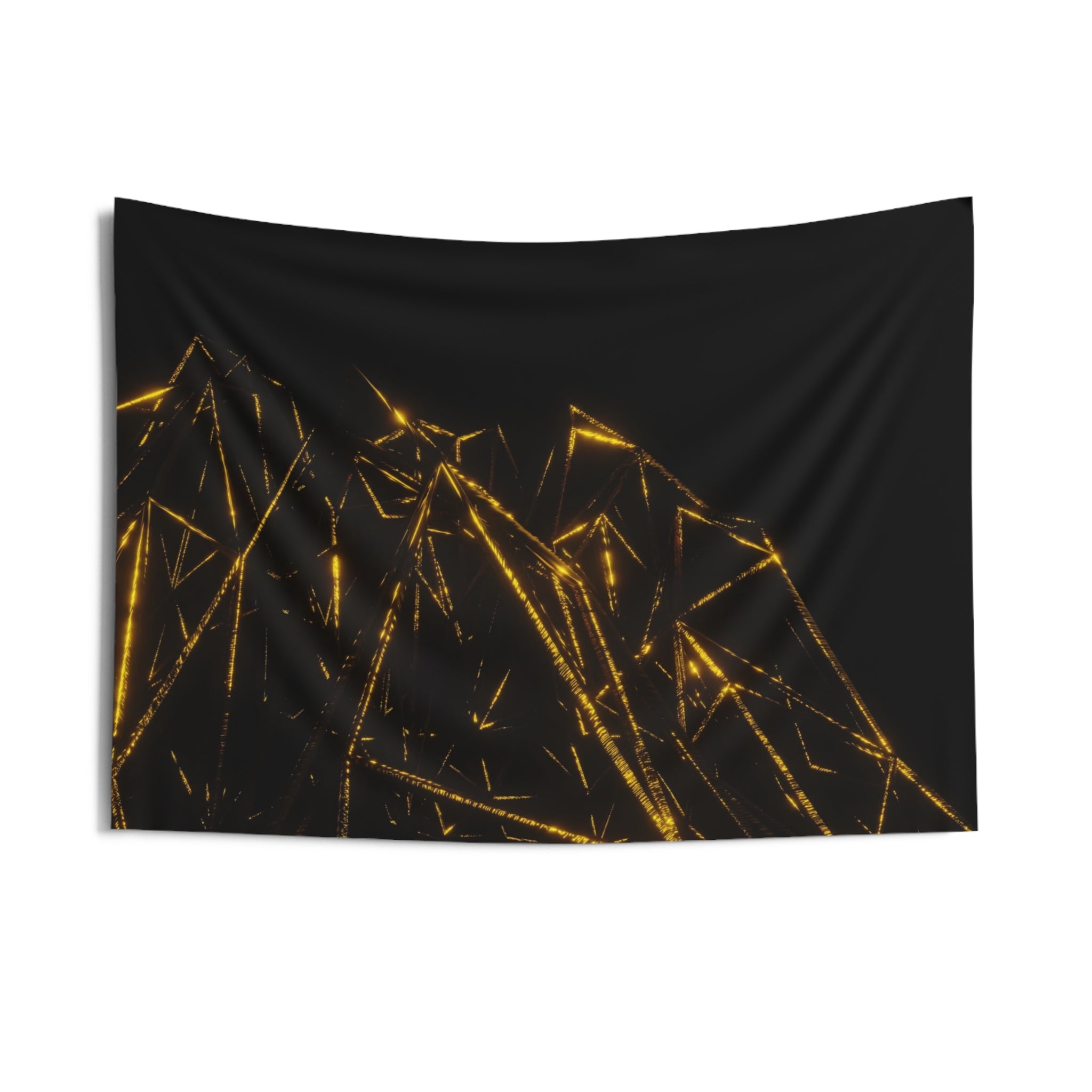 gold mountain frame [path expanding] art tapestry