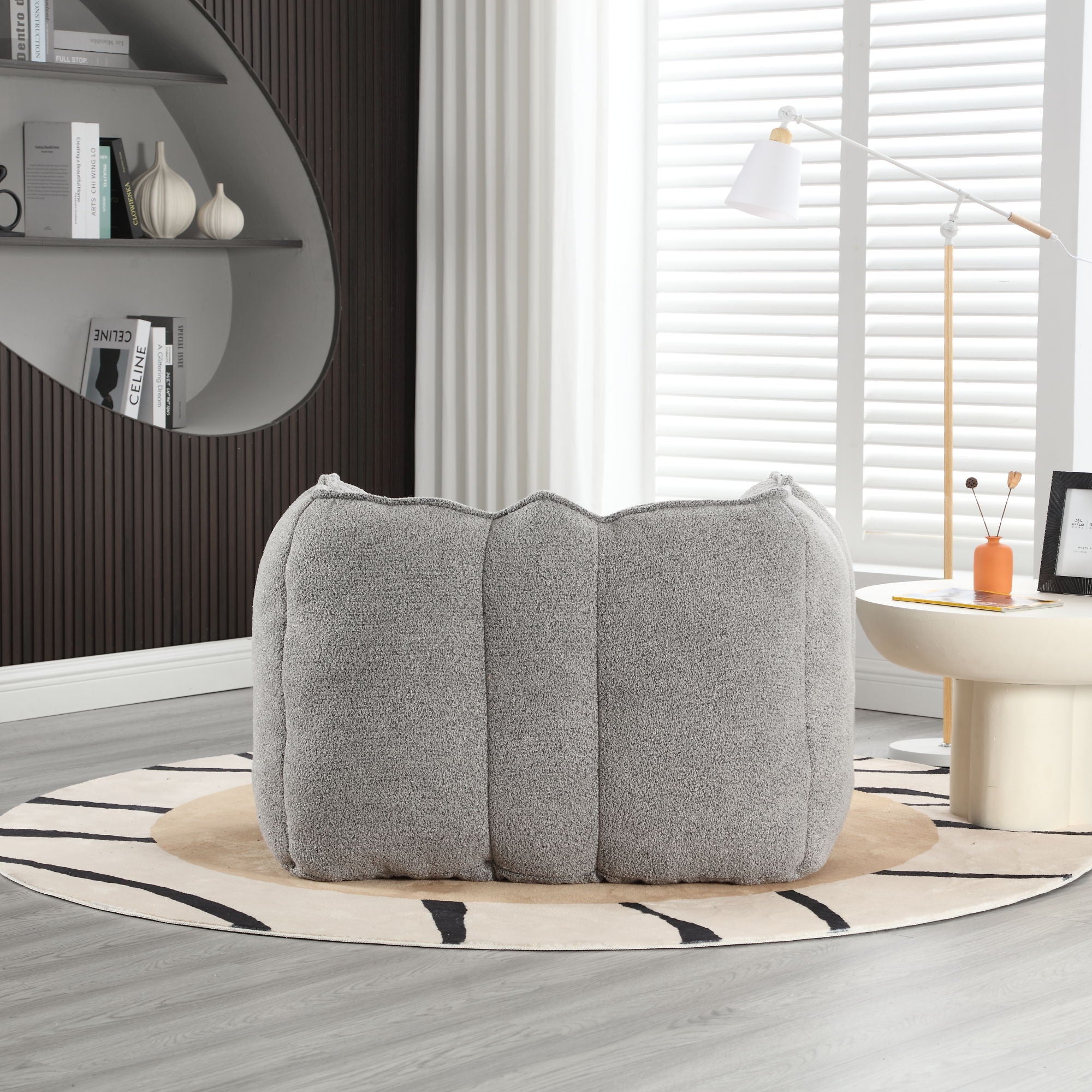 Soft Bean Bag Chair With High Resilient Foam