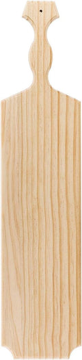 BATTIFE Sorority Paddle 22inch Unfinished Wooden Greek Fraternity Paddle, Solid Pine Wood Paddle