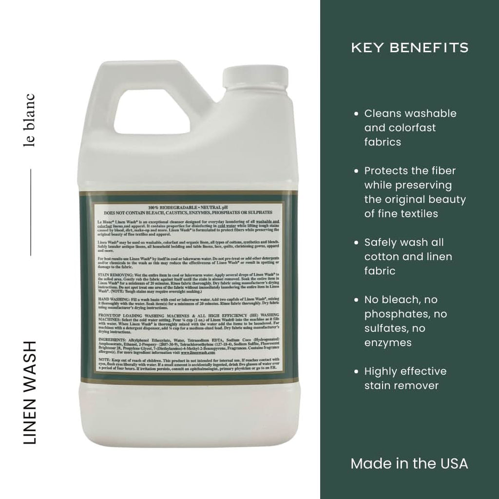 Le Blanc Evergreen Woods Linen Wash 64 oz