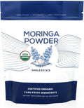 Organic Moringa Powder, Single Estate, Freshly Ground Colombian Moringa, USDA Organic, Non-GMO, Gluten Free in a Resealable Pouch for Smoothies, Lattes, Cooking, 7 oz (200 g), 100 Servings