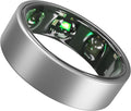 Gabit Smart Ring | Health Tracker, 7+ Day Battery | Sleep, Fitness, Nutrition, Stress | Calorie Tracking for Weight Loss | Buy Sizing Kit First | Smart Ring for Men & Women | Titanium, Matte Silver 6