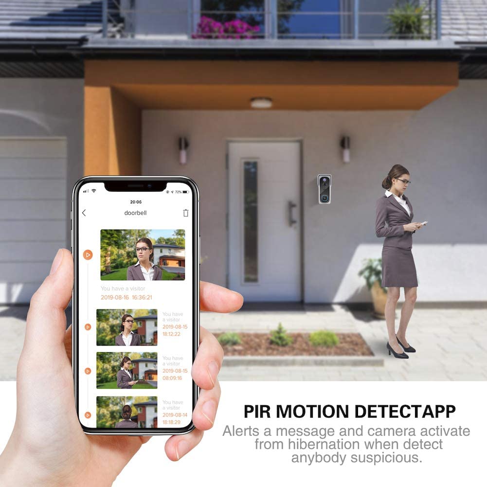 IN STOCK! Silarius SIL-DOORBELL2MPBSDB 2MP, WiFi Battery Powered Smart Doorbell Camera + Chime (Outdoor IP65), Cloudedge app , includes 32GB MicroSD card ***DISCONTINUED***