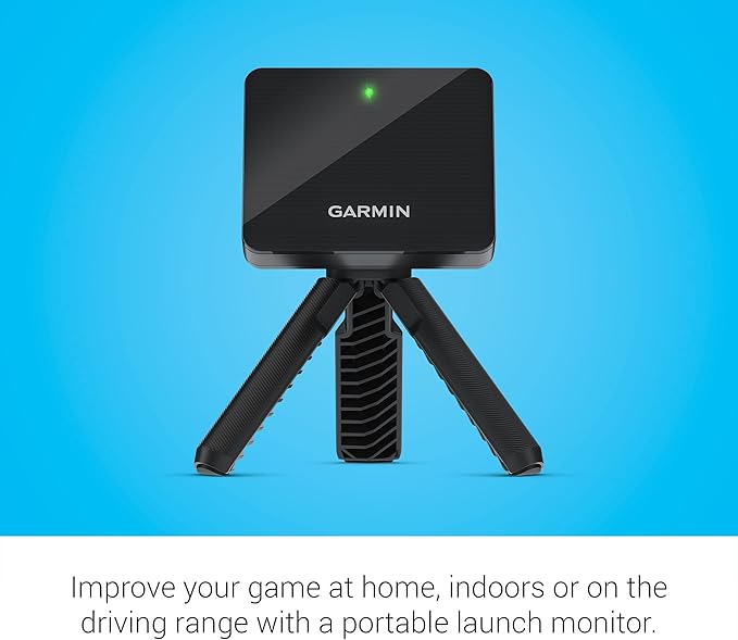 Garmin Approach R10 Portable Golf Launch Monitor | Take Your Game Home or Practice at The Driving Range | Track Metrics, Record Video or Play 43,000+ Courses with Signature Series Gift Bundle