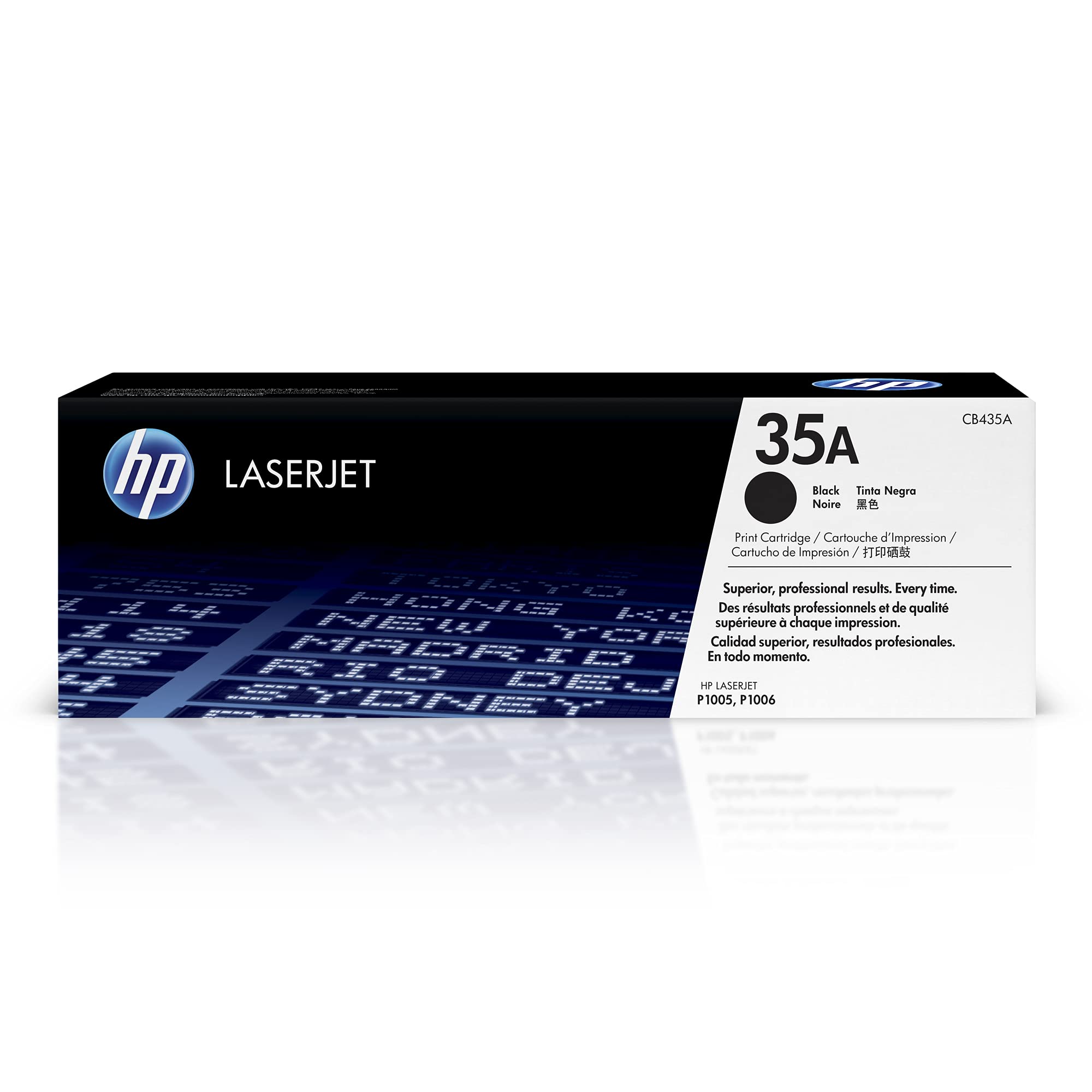 New, Pre-Owned - HP 35A Standard Yield Black LaserJet Toner Cartridge, CB435A