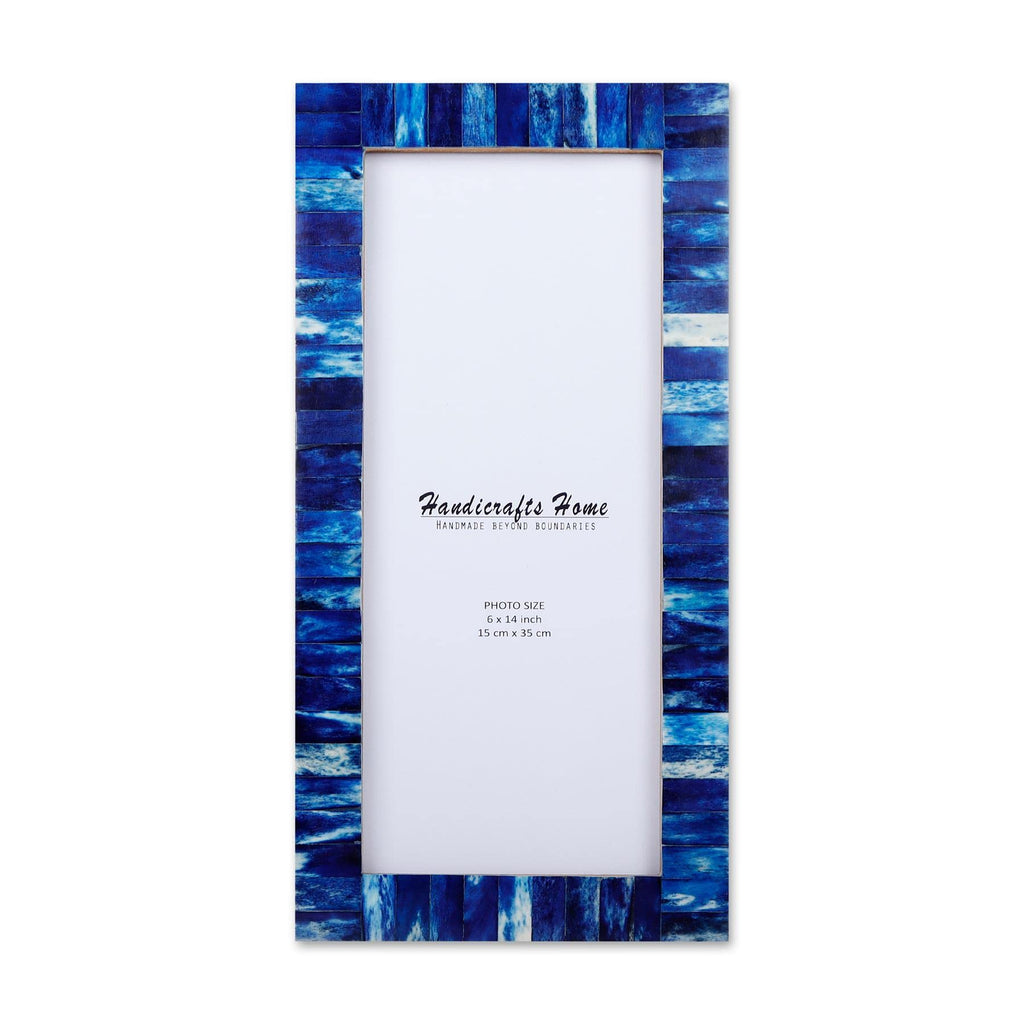Poster Frames Classic Collection Bone Inlay, Blue, 6 Sizes