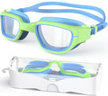 Kids Swim Goggles,Swimming Goggles for Kids 6-14, Anti-Fog UV Protection Pool Glasses for Boys Girls
