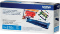New, Pre-Owned - Brother TN-210C Standard Yield Cyan Laser Toner Cartridge, TN210C