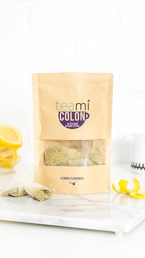 Teami® Colon Detox Tea | All Natural Cleanse tea for Men & Women | 30 Day Supply, 15 Tea Bags (Lemon)