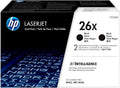 New, Pre-Owned - HP 26X High Yield Black LaserJet Toner Cartridge, CF226D