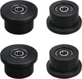 Qty.4 Machined Wheels/Rollers Compatible Total Gym Replacement, Fits Models 1000,1100,1400,1500,1600,1700,1800,1900,Achiever,Force,Gold,Max,Platinum,Platinum Plus,Pro,Supra,Supreme,Ultima,Ultra,XLI