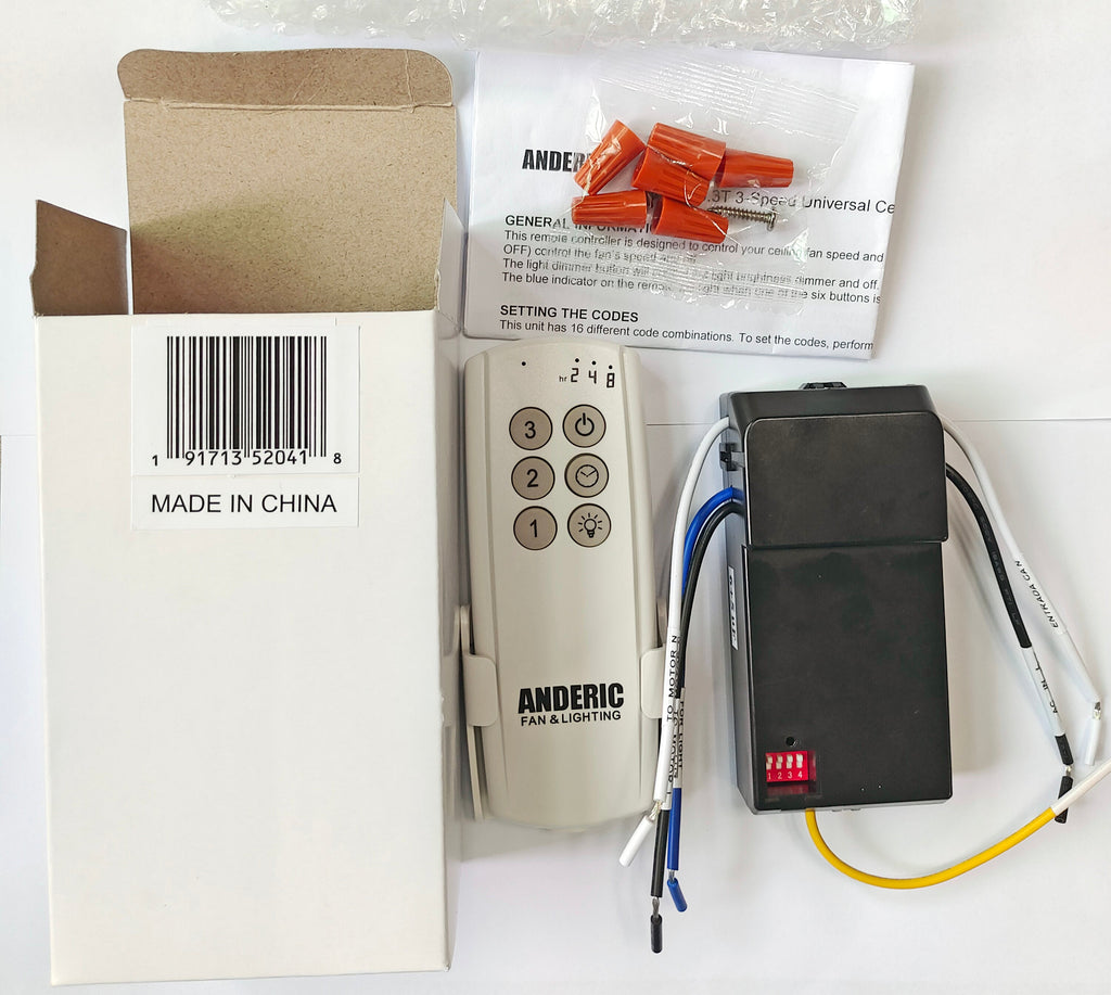 Substitute for Harbor Breeze MR140B Ceiling Fan Receiver [63T-AC83T-KIT]