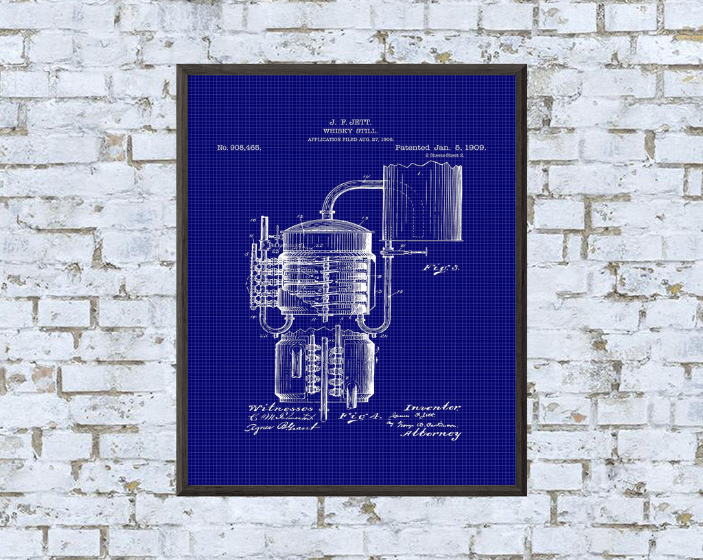 Whiskey Still Print - Digital Download - 7 Different Backgrounds Included