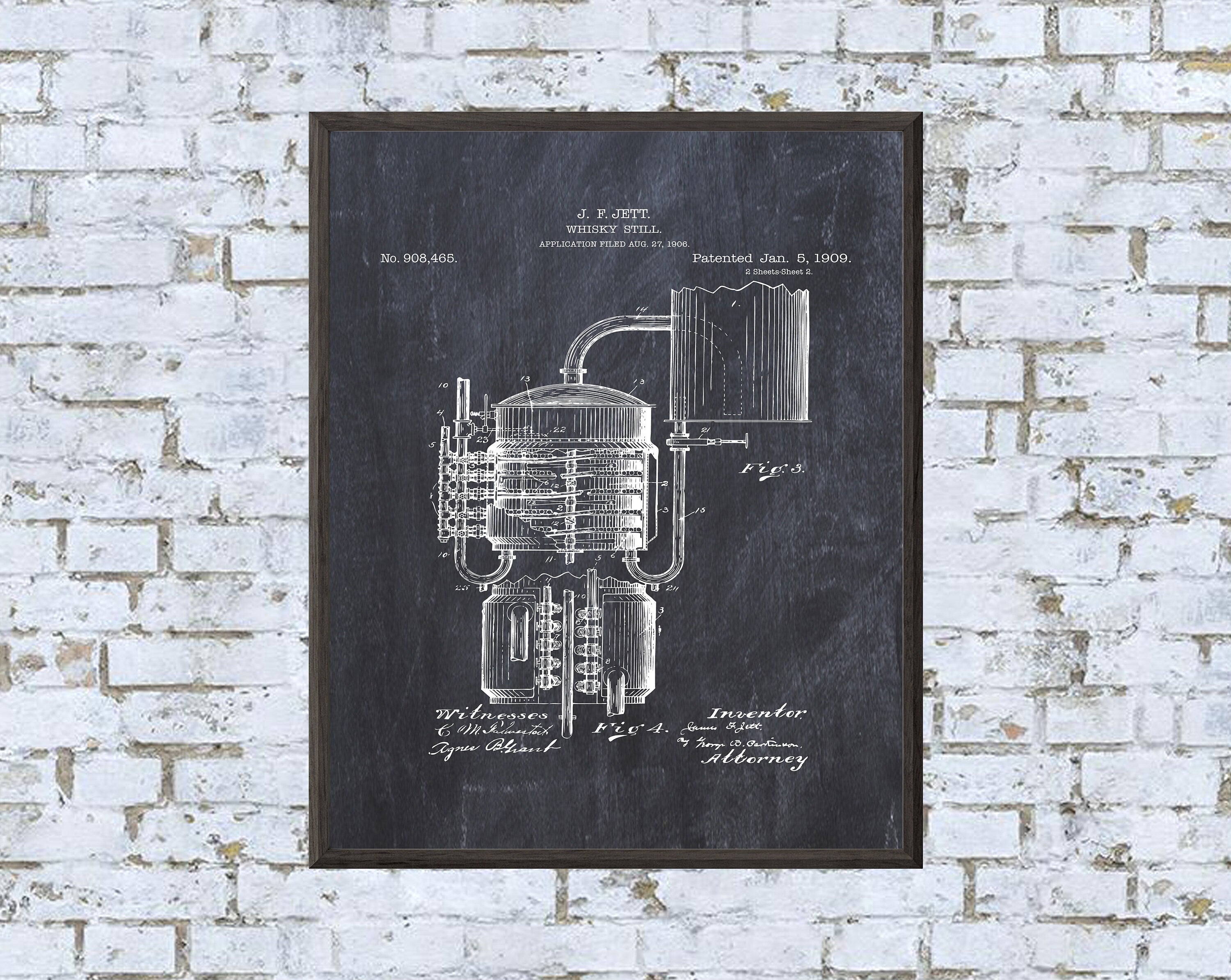 Whiskey Still Print - Digital Download - 7 Different Backgrounds Included