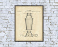 Drink Shaker Patent Print - Digital Download - 7 Different Backgrounds Included