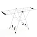 64 Inches Clothes Drying Rack with Height Adjustable Wings