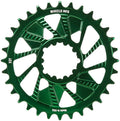 Wheels Manufacturing Direct Mount Chainring - 32t SRAM 3-Bolt Direct Mount 3mm Offset Compatible Hyperglide+ Chain Green