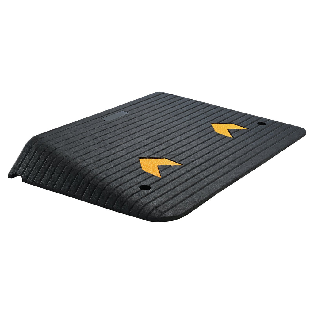 Threshold Ramp Rubber 4 In Non-Slip Beveled Edges Doorway 35.5x24.4 In