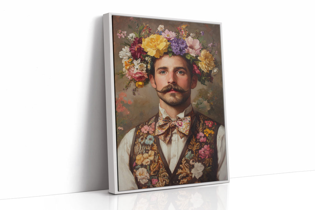 Floral Crown and Velvet Charm