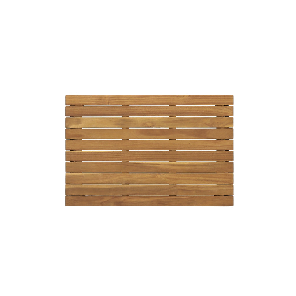 Outdoor Chat Set Acacia Wood Rope Teak Cushions 4 Piece Seats 4