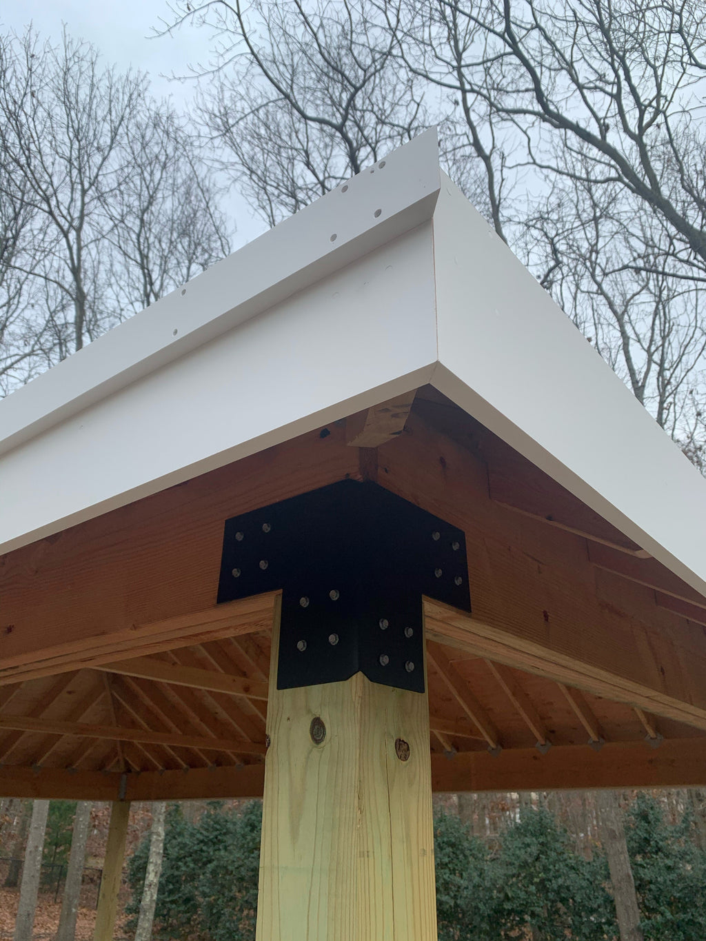 Structural Design Corner Bracket for 8" Post, 8x8 Corner Support Bracket, Pergola Bracket, 8 inch Post Bracket, 8 x 8 Corner Bracket